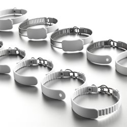 Bracelet d'Identification Publicitaire Personnalisé Bracelet d'identification publicitaire personnalisé avec logo pour événements et entreprises