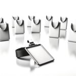 Tour de cou porte-badge publicitaire personnalisé avec logo pour entreprise et événements