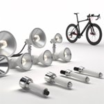 Éclairage vélo publicitaire personnalisé avec logo pour entreprise et communication sécurité