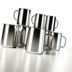 Mug inox publicitaire personnalisé avec logo pour entreprise et communication professionnelle