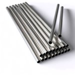 Pailles inox publicitaire personnalisées avec logo pour entreprise et communication écologique