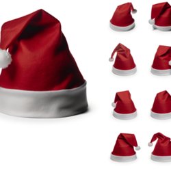 Bonnet de Noël publicitaire personnalisé avec logo pour entreprise et communication festive