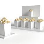 Pop corn publicitaire personnalisé avec logo pour entreprise et communication professionnelle