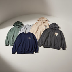 Sweats publicitaires personnalisables en molleton de coton, French terry et coton biologique