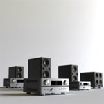 Chaîne hi-fi publicitaire personnalisée avec logo pour entreprise et communication professionnelle