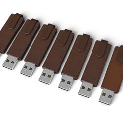 Clé USB Cuir Publicitaire Personnalisée Clé USB cuir publicitaire personnalisée avec logo gravé pour entreprise et communication