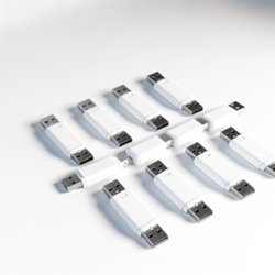 Clé USB OTG Publicitaire Personnalisée Clé USB OTG publicitaire personnalisée avec logo pour entreprise et communication mobile