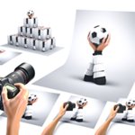 Mains de supporter publicitaire personnalisées avec logo pour événements sportifs d'entreprise