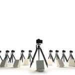 Trépied appareil photo publicitaire personnalisé avec logo pour entreprise et événements