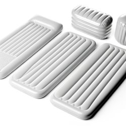 Matelas gonflable publicitaire personnalisé avec logo pour entreprise et événements outdoor