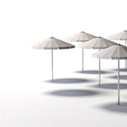 Parasol de plage publicitaire personnalisé avec logo pour entreprise et communication outdoor