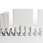 Échecs publicitaire personnalisé avec logo pour entreprise et communication professionnelle