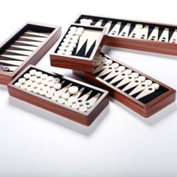 Backgammon publicitaire personnalisé avec logo pour entreprise et communication professionnelle