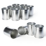 Gobelets en métal publicitaire personnalisés avec logo pour entreprise et communication durable