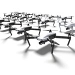 Drone publicitaire personnalisé avec logo pour entreprise et communication professionnelle
