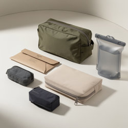 Pochettes publicitaires personnalisables en polyester, RPET, feutre et PVC transparent