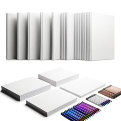 Set coloriage publicitaire personnalisé avec logo pour entreprise et communication créative