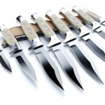 Couteau de chasse publicitaire personnalisé avec logo pour entreprise et communication outdoor