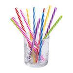 Paille en plastique
