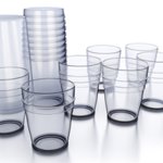 Verres en plastique publicitaire personnalisés avec logo pour entreprise et événements