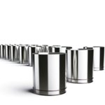 Verres en métal publicitaire personnalisés avec logo pour entreprise et communication professionnelle