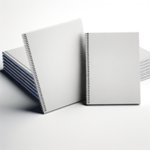 Cahier A4 publicitaire personnalisé avec logo pour entreprise et communication professionnelle