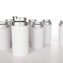 Shaker publicitaire personnalisé avec logo pour entreprise et communication professionnelle
