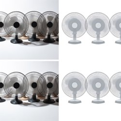 Ventilateur publicitaire personnalisé avec logo pour entreprise et communication professionnelle