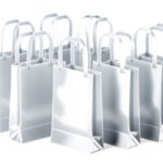 Poignée sac plastique publicitaire personnalisée avec logo pour entreprise et communication