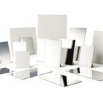 Miroir publicitaire personnalisé avec logo pour entreprise et communication professionnelle