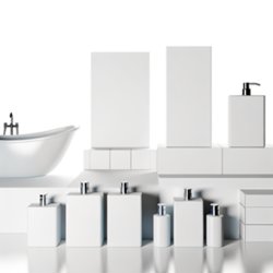 Set salle de bain publicitaire personnalisé avec logo pour entreprise et communication professionnelle