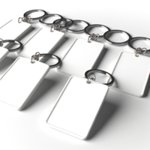 Porte-clés publicitaire personnalisé avec logo pour entreprise et communication professionnelle