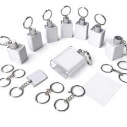 Porte-clés lampe publicitaire personnalisé avec logo pour entreprise et communication efficace
