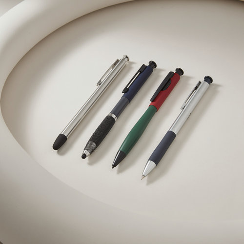 Stylet — OBG.PUB Stylets publicitaires personnalisables à pointe caoutchouc, fibre conductrice ou disque transparent
