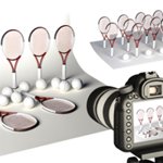 Jeu de Tennis Publicitaire Personnalisé Jeu de tennis publicitaire personnalisé avec logo pour entreprise et communication sportive