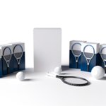 Jeux de tennis publicitaire personnalisés avec logo pour entreprise et communication B2B