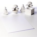 Jardin zen publicitaire personnalisé avec logo pour entreprise et communication professionnelle