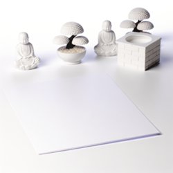 Jardin zen publicitaire personnalisé avec logo pour entreprise et communication professionnelle