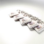 Porte-clés en Tissu Brodé Publicitaire Personnalisé Porte-clés en tissu brodé publicitaire personnalisé avec logo pour entreprise et communication