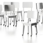 Chaise publicitaire personnalisée avec logo pour entreprise et communication professionnelle