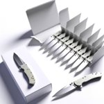 Couteau Pliable Publicitaire Personnalisé Couteau pliable publicitaire personnalisé avec logo pour entreprise et communication professionnelle