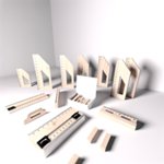 Règle de Charpentier Publicitaire Personnalisée Règle de charpentier publicitaire personnalisée avec logo pour entreprise et professionnels