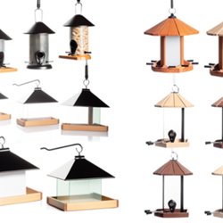 Mangeoire à oiseaux publicitaire personnalisée avec logo pour entreprise et communication