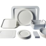 Assiette et Plateau de Service Publicitaire Assiette et plateau de service publicitaire personnalisé avec logo pour entreprise et événements