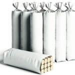 Sac à bûche publicitaire personnalisé avec logo pour entreprise et communication professionnelle