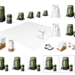 Camping et randonnée publicitaire personnalisé avec logo pour entreprise et communication outdoor