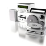 Radio FM et lecteur CD publicitaire personnalisé avec logo pour entreprise et communication