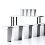 Poubelle de table publicitaire personnalisée avec logo pour entreprise et bureau professionnel