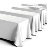 Nappe publicitaire personnalisée avec logo pour événements professionnels et salons