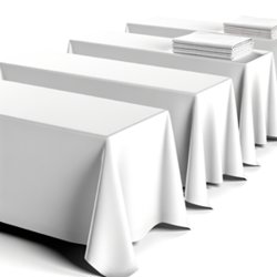 Nappe publicitaire personnalisée avec logo pour événements professionnels et salons